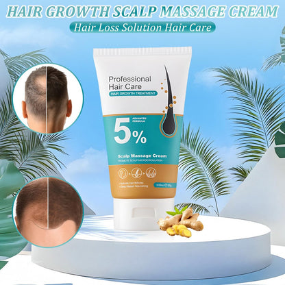 2-Pack Hair Growth Scalp Massage Cream with Rosemary & Biotin - Anti-Hair Loss Treatment for Men & Women - Strengthens Hair Roots Avelisse
