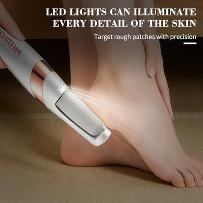 PALETTECH Electric Foot Callus Remover – Rechargeable Foot File Pedicure Kit for Hard, Dry, Cracked Skin – Professional At-Home Foot Care for Smooth Feet – Ideal Gift for Women and Men