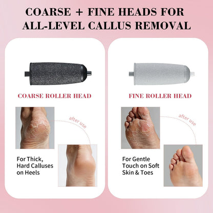 PALETTECH Electric Foot Callus Remover – Rechargeable Foot File Pedicure Kit for Hard, Dry, Cracked Skin – Professional At-Home Foot Care for Smooth Feet – Ideal Gift for Women and Men