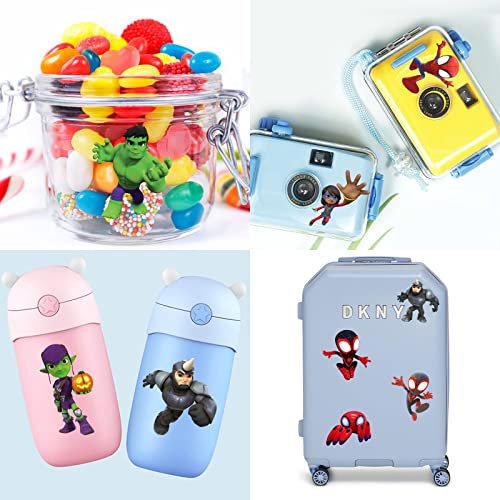 Spidey Birthday Party Supplies: 34Pcs Temporary Tattoos for Kids Goody Bag Treats - görsel 10