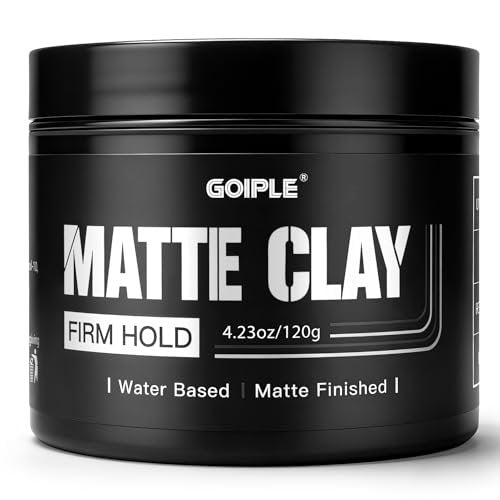 Goiple Men's Hair Styling Clay – Firm Hold, Matte Finish, Natural Ingredients, 4.23 oz - görsel 2