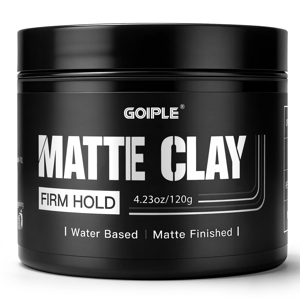 Goiple Men's Hair Styling Clay – Firm Hold, Matte Finish, Natural Ingredients, 4.23 oz - görsel 1