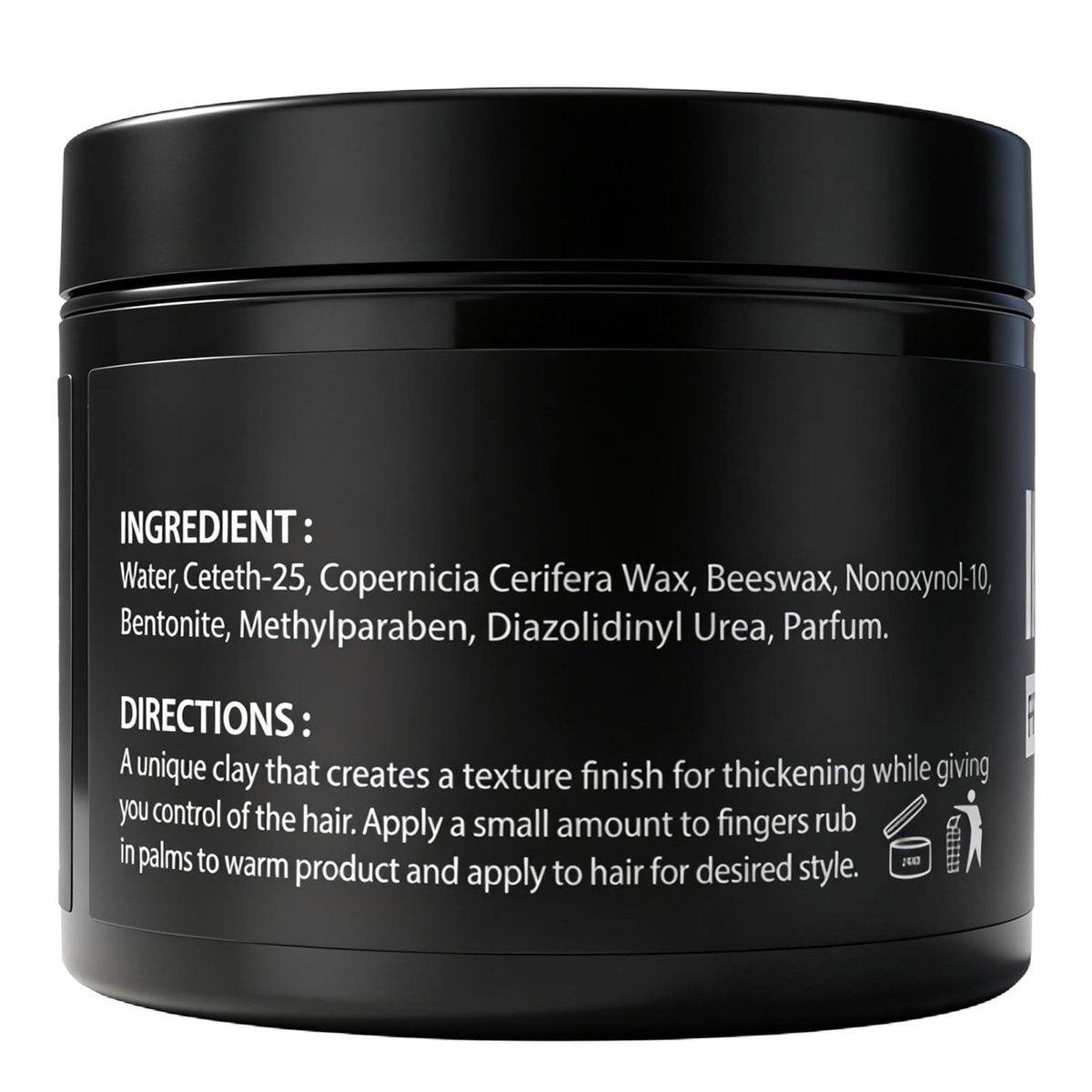 Goiple Men's Hair Styling Clay – Firm Hold, Matte Finish, Natural Ingredients, 4.23 oz - görsel 17