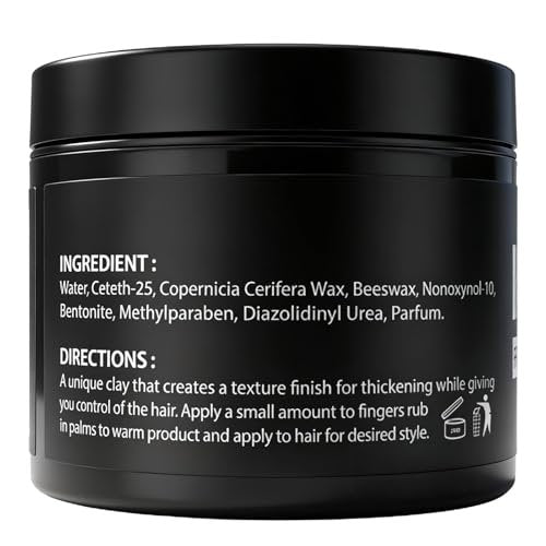 Goiple Men's Hair Styling Clay – Firm Hold, Matte Finish, Natural Ingredients, 4.23 oz - görsel 18
