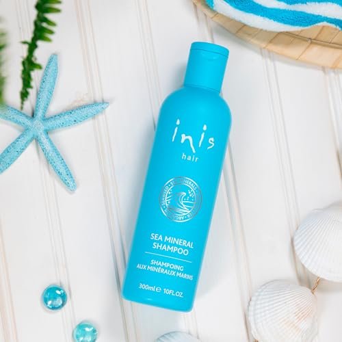 Inis the Energy of the Sea Sea Mineral Shampoo – Hydrating Marine Shampoo with Seaweed Extracts, Argan Oil & Hyaluronic Acid for Women and Men, Clean Ocean Fresh Scent, 300ml Avelisse