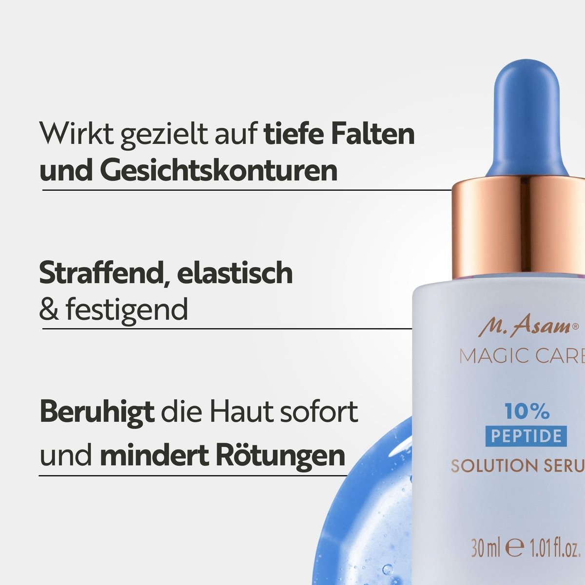 M. Asam Magic Care 10% Peptide Solution Serum – Anti-Wrinkle, Lifting & Firming Face Serum (30 ml) - görsel 3
