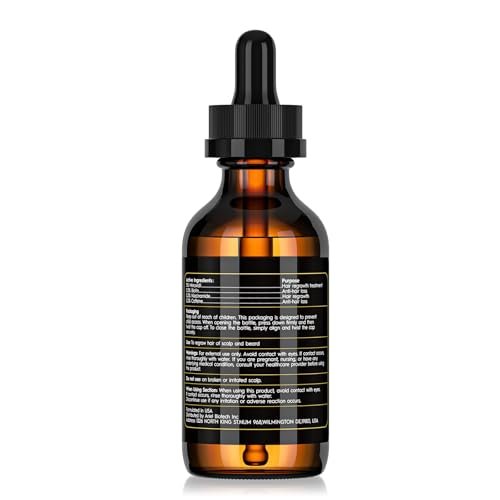 5% Minoxidil Hair Growth Oil for Men & Women Kit - Extra Strength Regrowth Serum, Topical Hair Loss Treatment, Thicker Healthier Hair & Beard Growth Kit, 2.11 fl.oz Avelisse