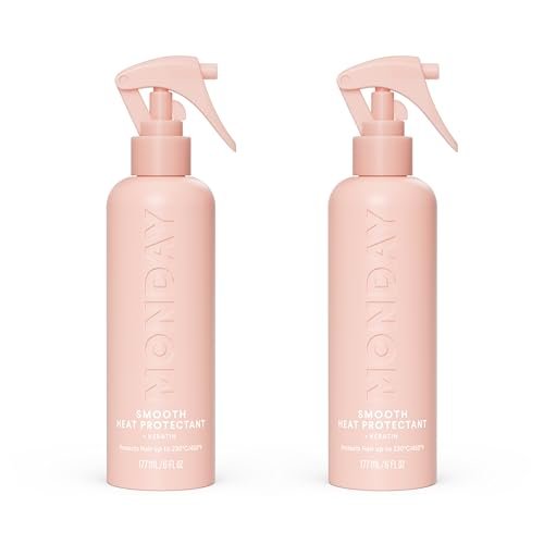 MONDAY HAIRCARE SMOOTH Heat Protectant with Keratin – 6 oz (Pack of 2) for a Smooth, Polished Finish - görsel 2