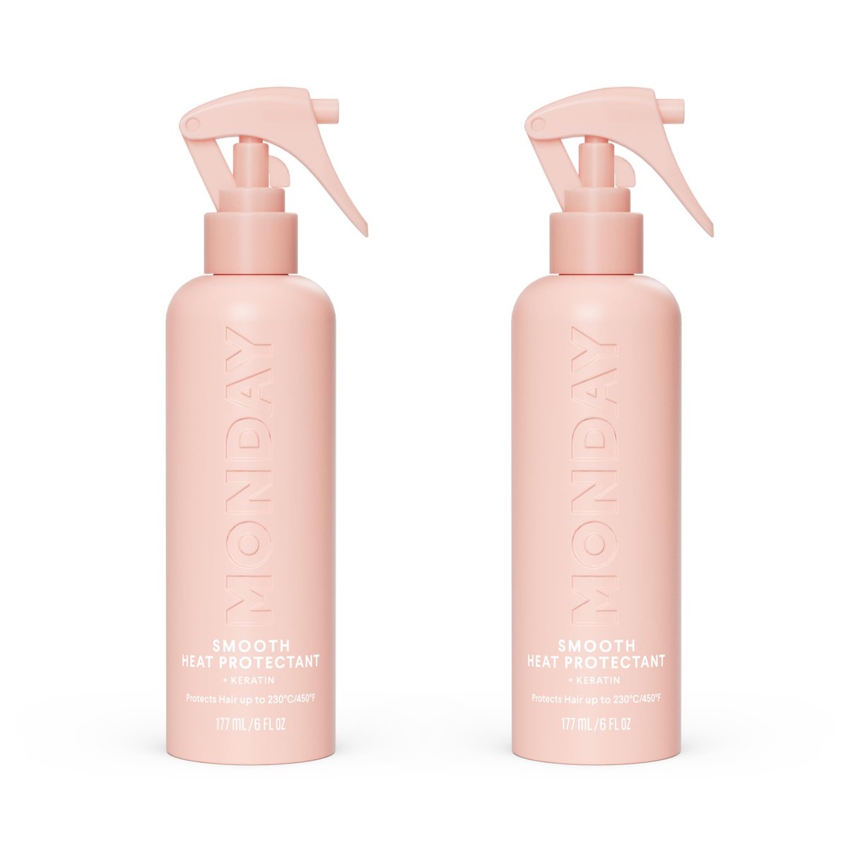 MONDAY HAIRCARE SMOOTH Heat Protectant with Keratin – 6 oz (Pack of 2) for a Smooth, Polished Finish - görsel 1