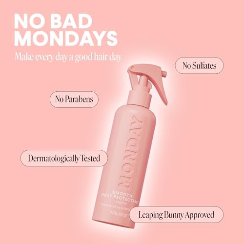 MONDAY HAIRCARE SMOOTH Heat Protectant with Keratin – 6 oz (Pack of 2) for a Smooth, Polished Finish - görsel 12