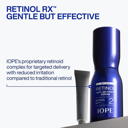 IOPE Expert Retinol RX 2% Reti-Jection Serum - Anti-Aging Night Serum - Visibly Smooths Wrinkles, Firms Skin, and Refines Pores - Potent & Gentle - 1.01 fl. oz. Avelisse