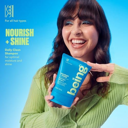 Daily Clean Shampoo and Conditioner Set with Shea Butter and Aloe Extract | 354mL Each | Sulfate-Free, Nourishing Hair Care Avelisse