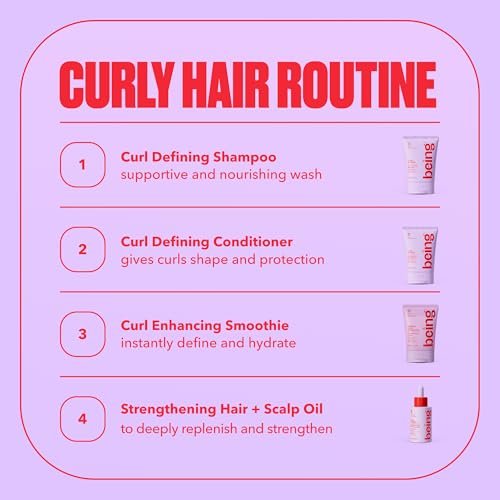 Being Dream Curl Smoothie Curl Enhancing Cream with Coconut Oil and Shea Butter - 12 oz (Pack of 2) Avelisse