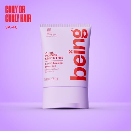 Being Dream Curl Smoothie Curl Enhancing Cream with Coconut Oil and Shea Butter - 12 oz (Pack of 2) Avelisse