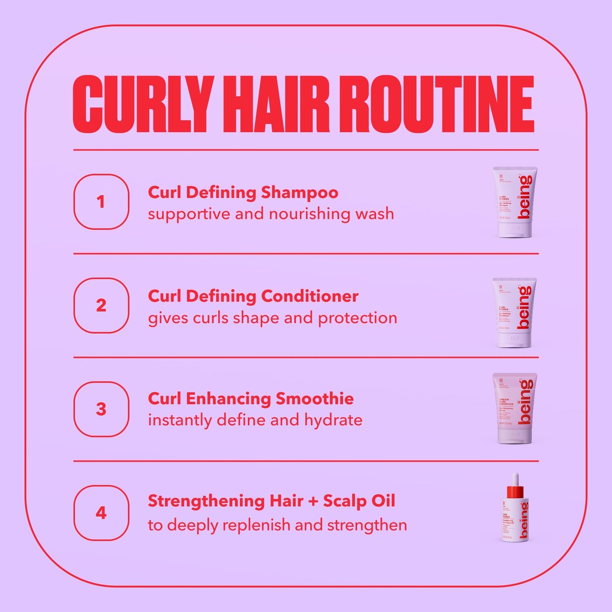 Being Dream Curl Smoothie Curl Enhancing Cream with Coconut Oil and Shea Butter - 12 oz (Pack of 2) Avelisse