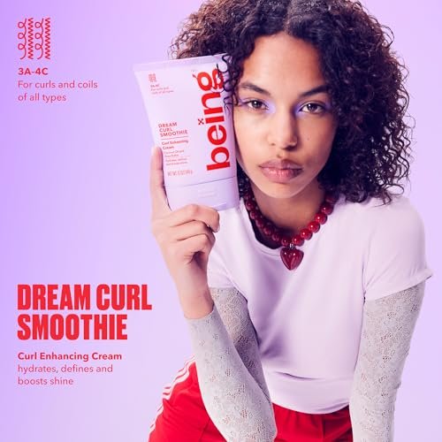 Being Dream Curl Smoothie Curl Enhancing Cream with Coconut Oil and Shea Butter - 12 oz (Pack of 2) Avelisse