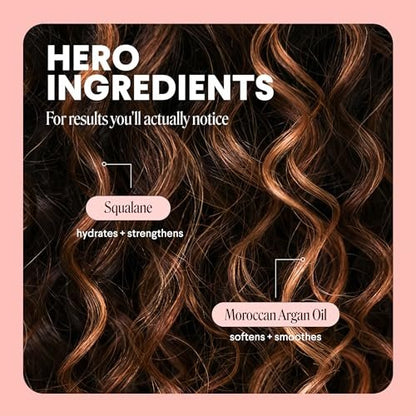MONDAY HAIRCARE REPAIR Hair Oil with Moroccan Argan Oil & Squalane – 3 oz, Deeply Nourishes, Hydrates, and Adds Shine (Pack of 2)