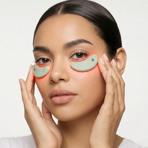 Mario Badescu Red Light + EMS Under Eye Patches – Rechargeable LED & Microcurrent Device for Puffiness & Fine Lines Avelisse