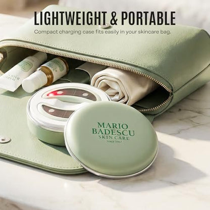 Mario Badescu Red Light + EMS Under Eye Patches – Rechargeable LED & Microcurrent Device for Puffiness & Fine Lines Avelisse