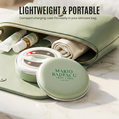 Mario Badescu Red Light + EMS Under Eye Patches – Rechargeable LED & Microcurrent Device for Puffiness & Fine Lines Avelisse