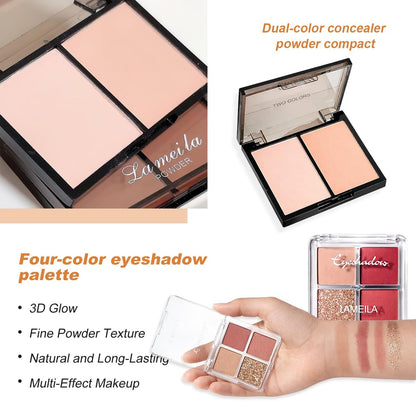 Complete Makeup Kit for Teens & Girls | Beginner Makeup Set for Ages 8-12 | Pink Cosmetic Gift Set