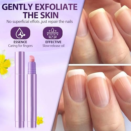 3-Piece Cuticle Oil Pusher Pen Set – 2-in-1 Ceramic Cuticle Pusher & Oil Pen for Manicure & Pedicure, Nail Care for Hangnails, Dry & Damaged Nails - görsel 4