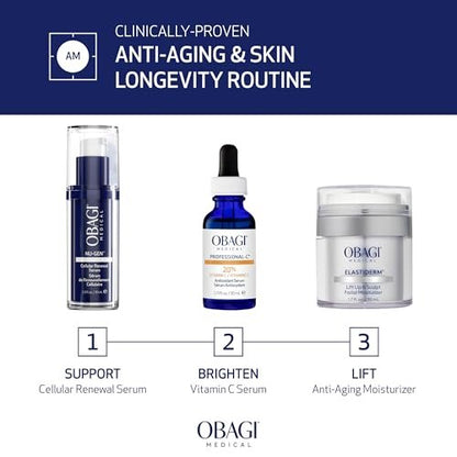 Obagi NU-GEN NAD+ Cellular Renewal Face Serum with Niacinamide & NMN – Clinically Proven Anti-Aging Serum, Reduces Wrinkles & Dark Spots, Supports Collagen, Hydrates & Repairs Skin – 1 oz Avelisse