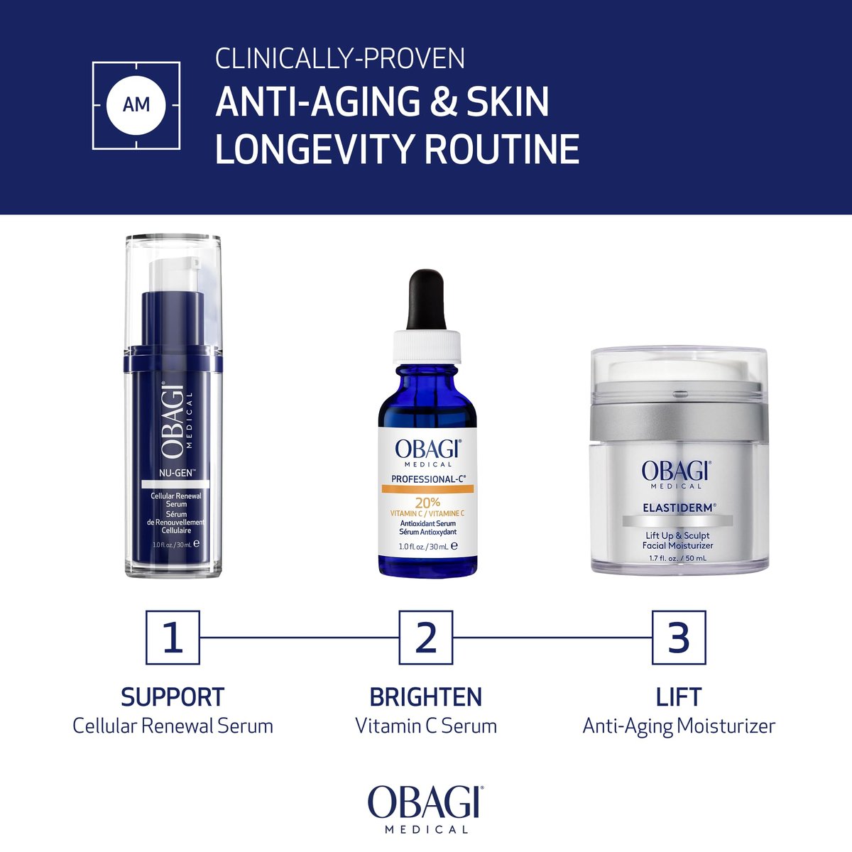 Obagi NU-GEN NAD+ Cellular Renewal Face Serum with Niacinamide & NMN – Clinically Proven Anti-Aging Serum, Reduces Wrinkles & Dark Spots, Supports Collagen, Hydrates & Repairs Skin – 1 oz Avelisse