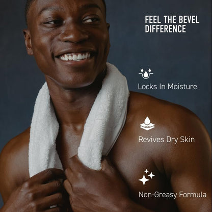Bevel Body Cream for Men – Luxury Moisturizer with Cocoa & Shea Butter, Hypoallergenic, Dermatologist Tested, Supreme Oak Scent, 12 oz Avelisse