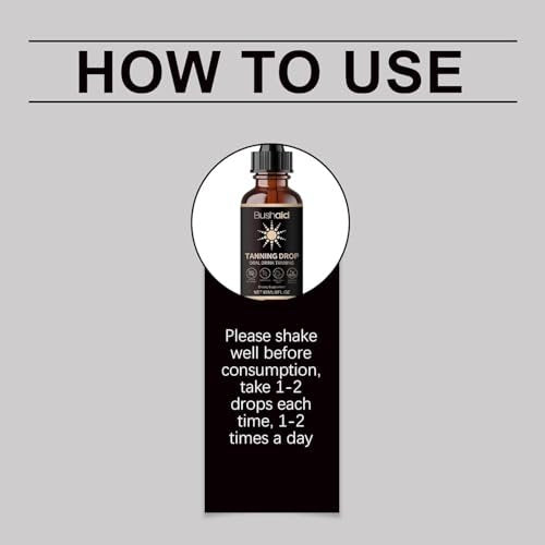 DASIUIP Tanning Drops To Drink – 2 Fl Oz Sunless Tanning Drops for Face & Body, Long-Lasting Natural Bronzer for All Skin Types Avelisse