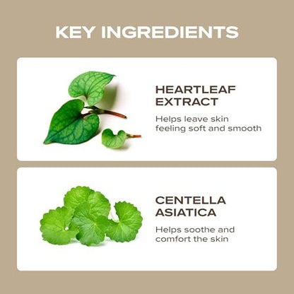 Blanc Nature Heartleaf Calming Toner – Soothing & Hydrating Toner with Heartleaf Extract, Centella Asiatica & Panthenol for All Skin Types – Korean Glass Skin Toner, 150 ml Avelisse
