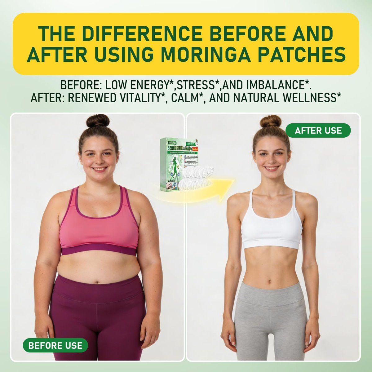 elesysy Moringa 10-in-1 Advanced Nano Microdarts Patch, 2026 New Moringa Patch, Natural Skin Care Patches for Women and Men - Suitable for All Skin Types (3 Boxes) Avelisse