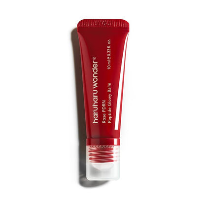 Haruharu Wonder Rose PDRN Peptide Glowy Balm – Instant Moisture Lip Balm for Dry Cracked Lips, 24HR Hydration, Vegan & Silicone Free, Tint-Free, 0.33 fl.oz