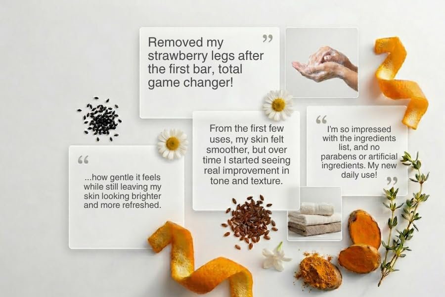 Fairgrove Organic Kojic Acid Bar Soap with Retinol, Turmeric & Postbiotics – Skin Brightening, Cold Pressed, Made in USA (4 oz) Avelisse