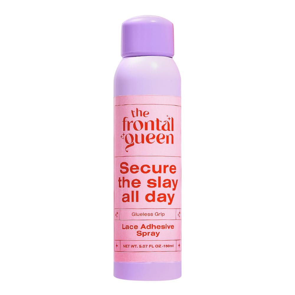 The Frontal Queen Lace Adhesive Spray – Clear Dry Finish, Extra Hold for All-Day Secure Glueless Installs Avelisse