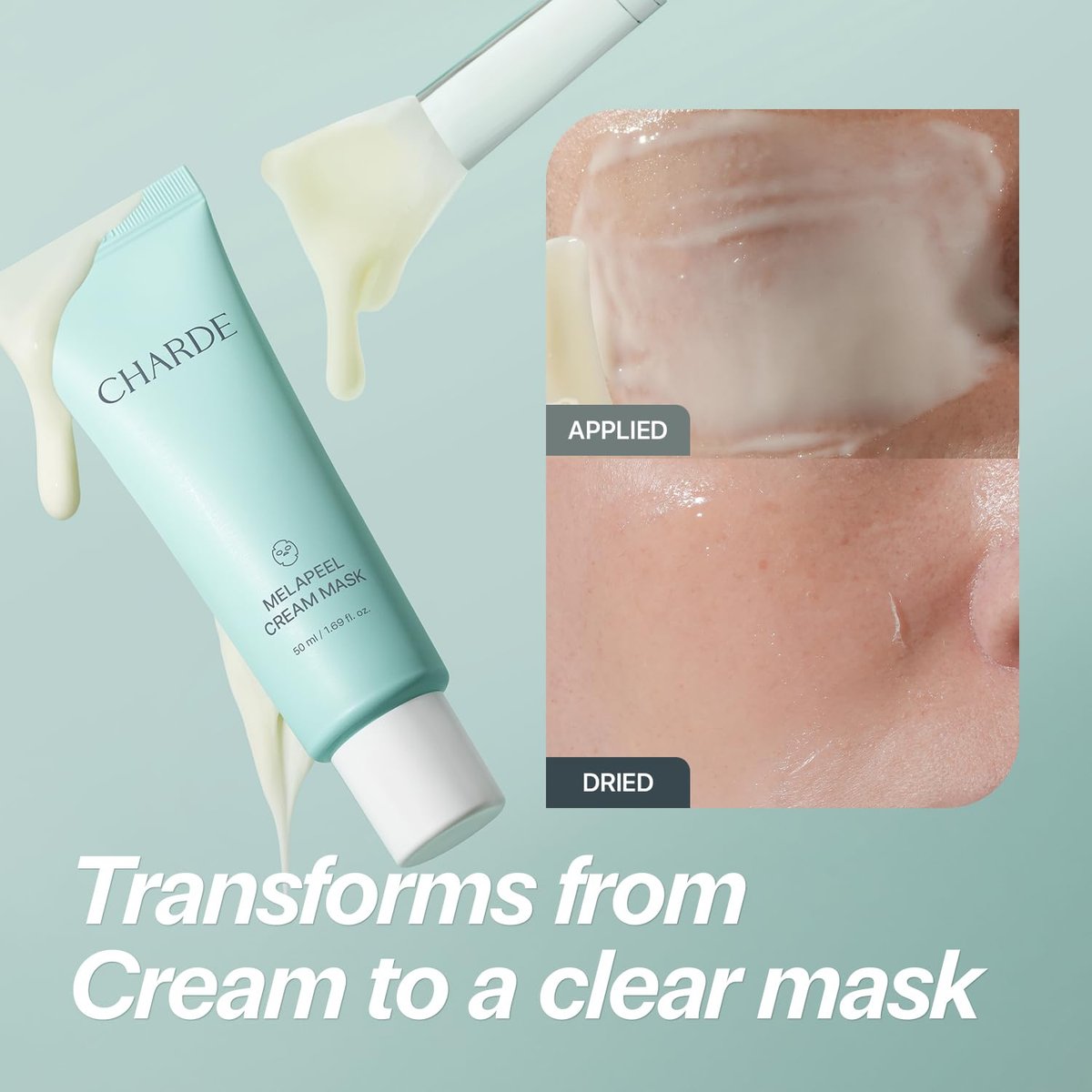 CHARDE Peel Off Cream Mask for Dark Spots - Brightening & Even-Toning Face Mask, 50ml Avelisse