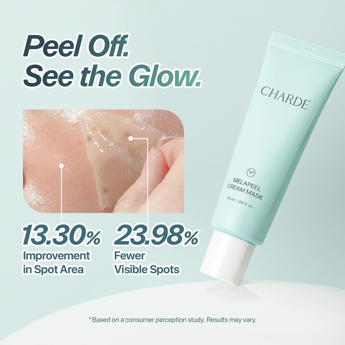 CHARDE Peel Off Cream Mask for Dark Spots - Brightening & Even-Toning Face Mask, 50ml Avelisse