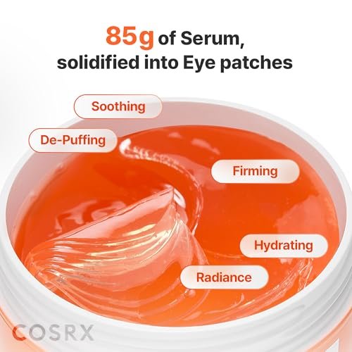 COSRX 5-PDRN Complex Collagen Gel Eye Patches – Radiance Care for Tired Under-Eyes with Salmon DNA & Vitamin C, 60 Patches - görsel 12