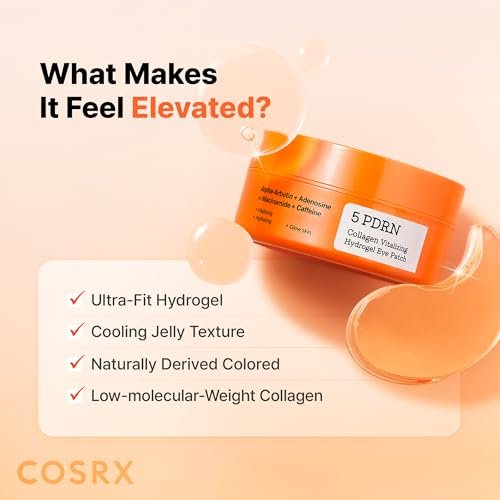 COSRX 5-PDRN Complex Collagen Gel Eye Patches – Radiance Care for Tired Under-Eyes with Salmon DNA & Vitamin C, 60 Patches - görsel 14