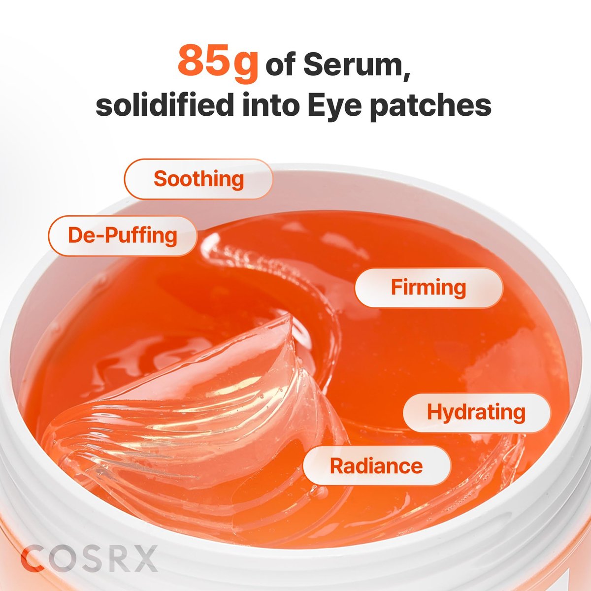 COSRX 5-PDRN Complex Collagen Gel Eye Patches – Radiance Care for Tired Under-Eyes with Salmon DNA & Vitamin C, 60 Patches - görsel 11