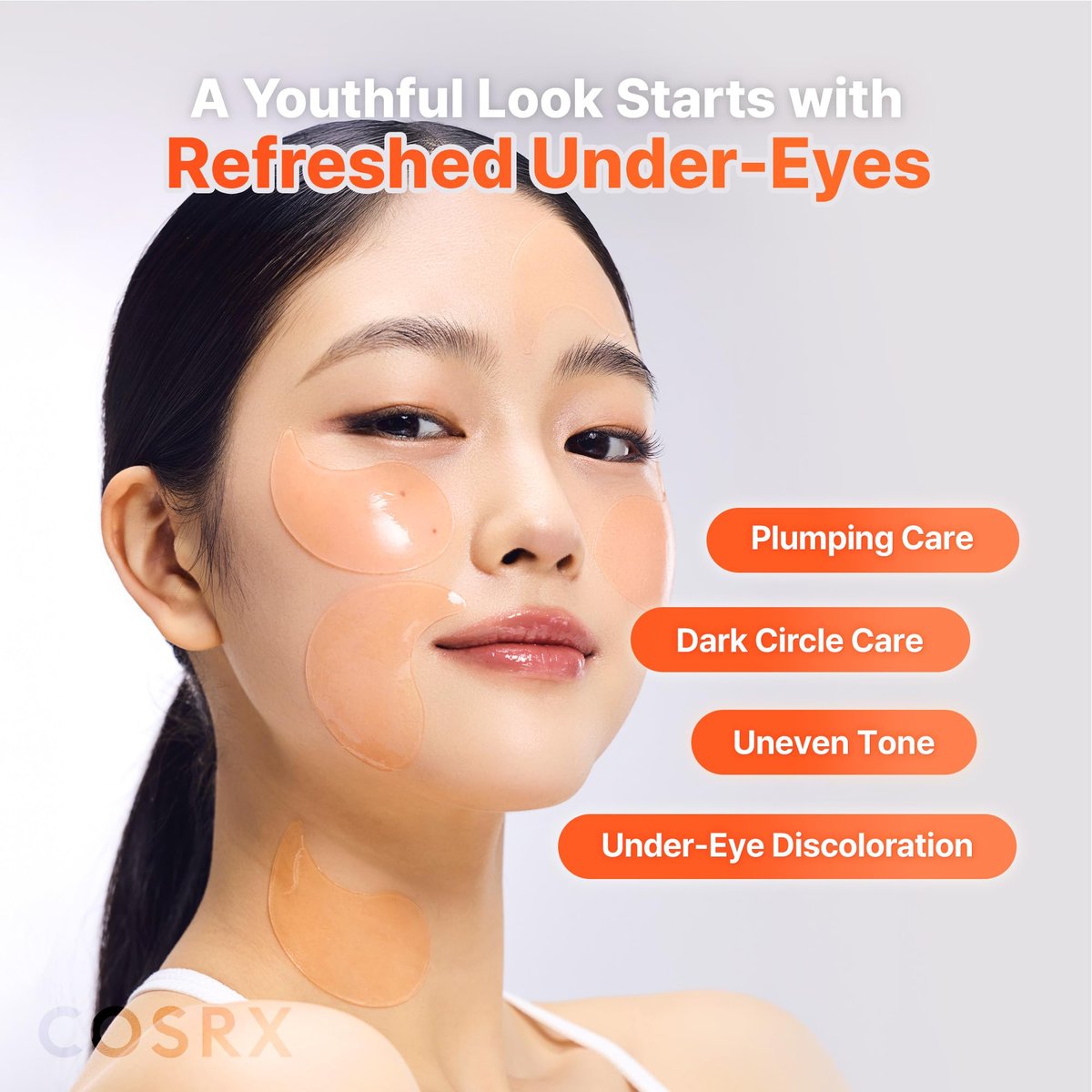 COSRX 5-PDRN Complex Collagen Gel Eye Patches – Radiance Care for Tired Under-Eyes with Salmon DNA & Vitamin C, 60 Patches - görsel 7
