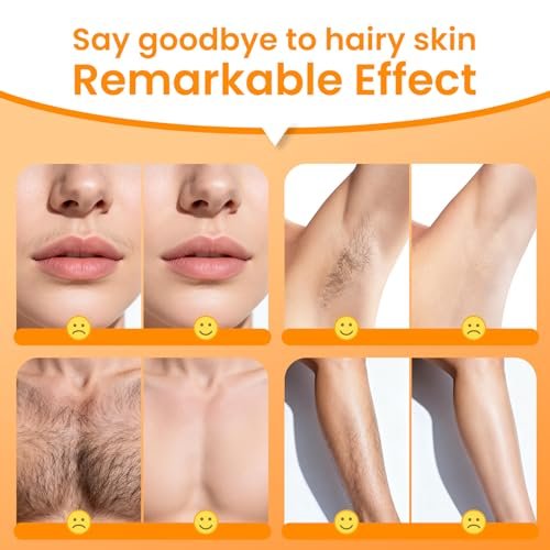 Pureasy 100 PCS Wax Strips for Hair Removal: Facial & Body Waxing Kit with Calming Oil Wipes Avelisse