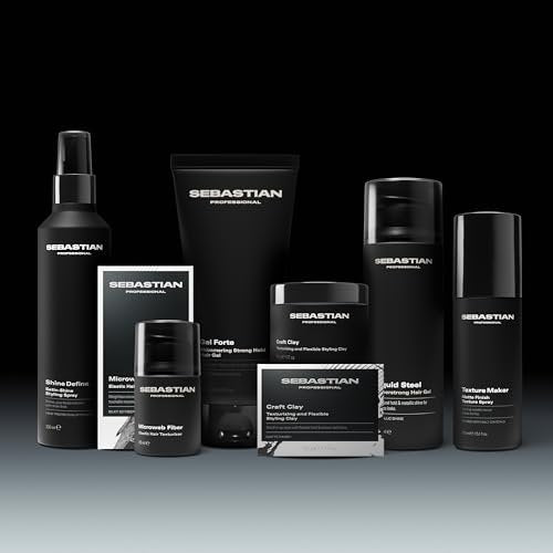 Sebastian Professional Styling Craft Clay - Remoldable Texturizing Hair Styling Clay for Natural Hold, 1.7 oz Avelisse