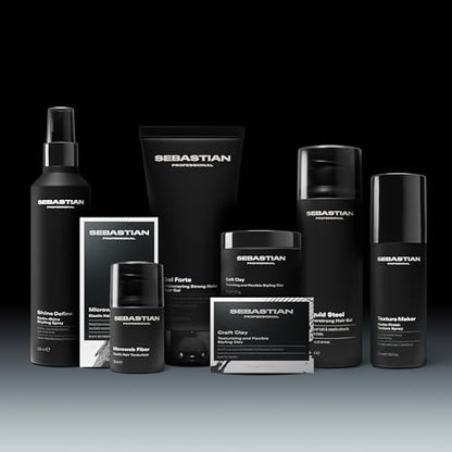 Sebastian Professional Styling Craft Clay - Remoldable Texturizing Hair Styling Clay for Natural Hold, 1.7 oz Avelisse