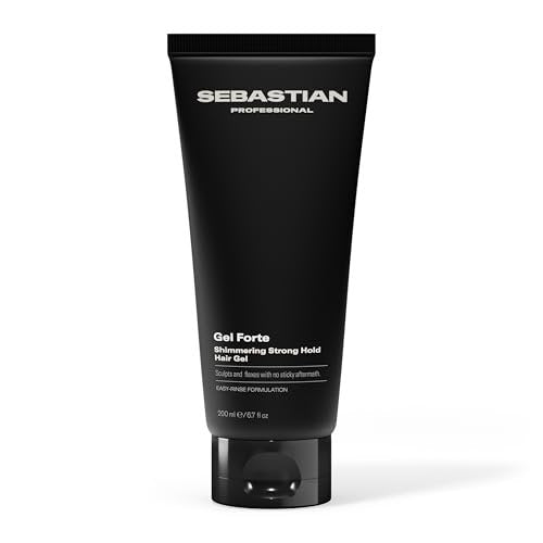 Sebastian Professional Gel Forte Strong-Hold Hair Styling Gel, 6.7 fl oz Avelisse