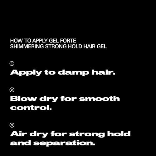 Sebastian Professional Gel Forte Strong-Hold Hair Styling Gel, 6.7 fl oz Avelisse