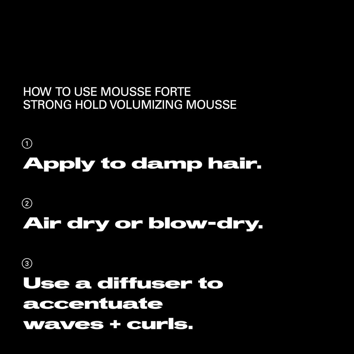 Sebastian Professional Mousse Forte | Strong-Hold Hair Styling Mousse | Volume & Body-Boosting for Curls & Waves with Heat Protection | 6.7 fl oz Avelisse