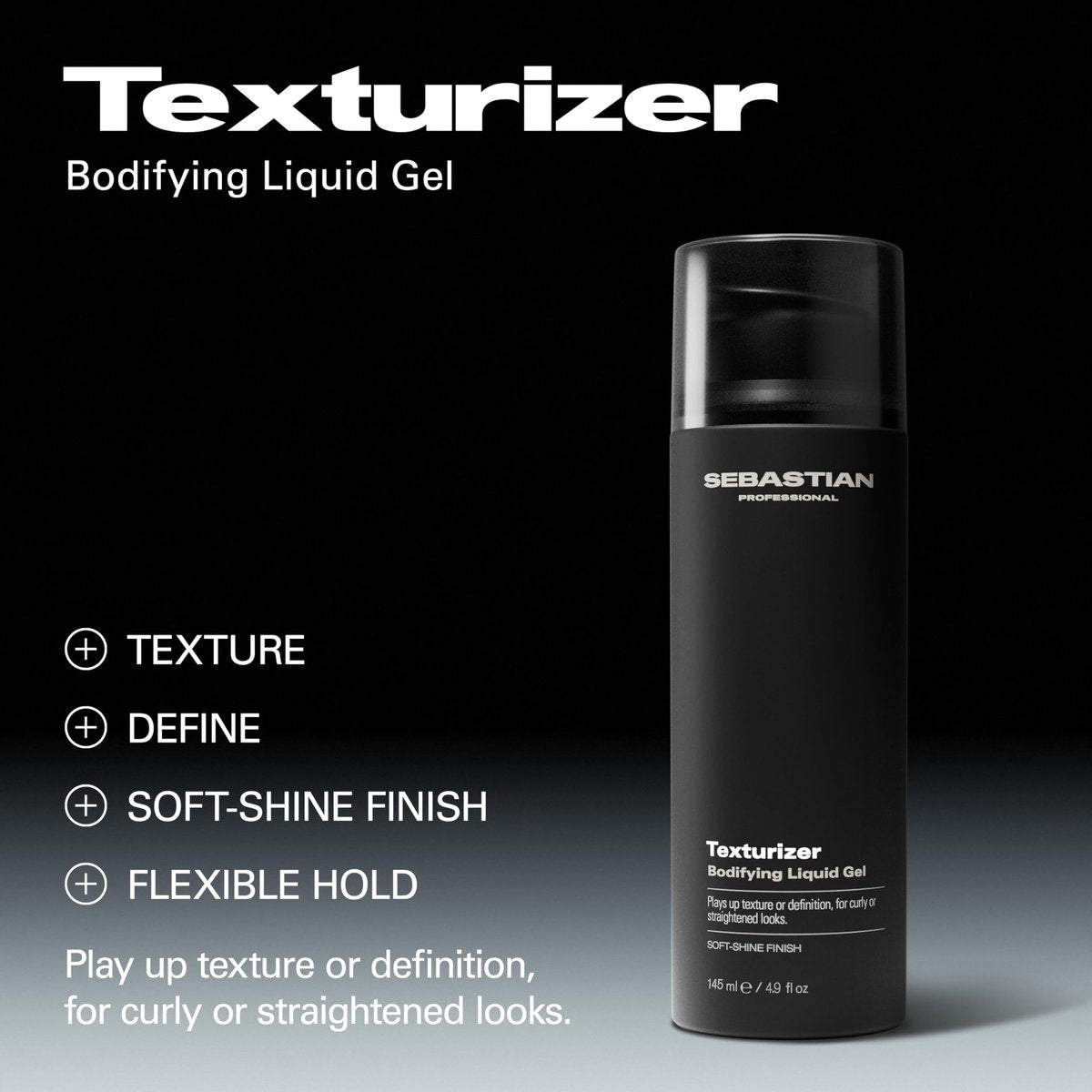 Sebastian Professional Texturizer Flexible Hold Bodifying Liquid Gel, 4.9 fl oz Avelisse
