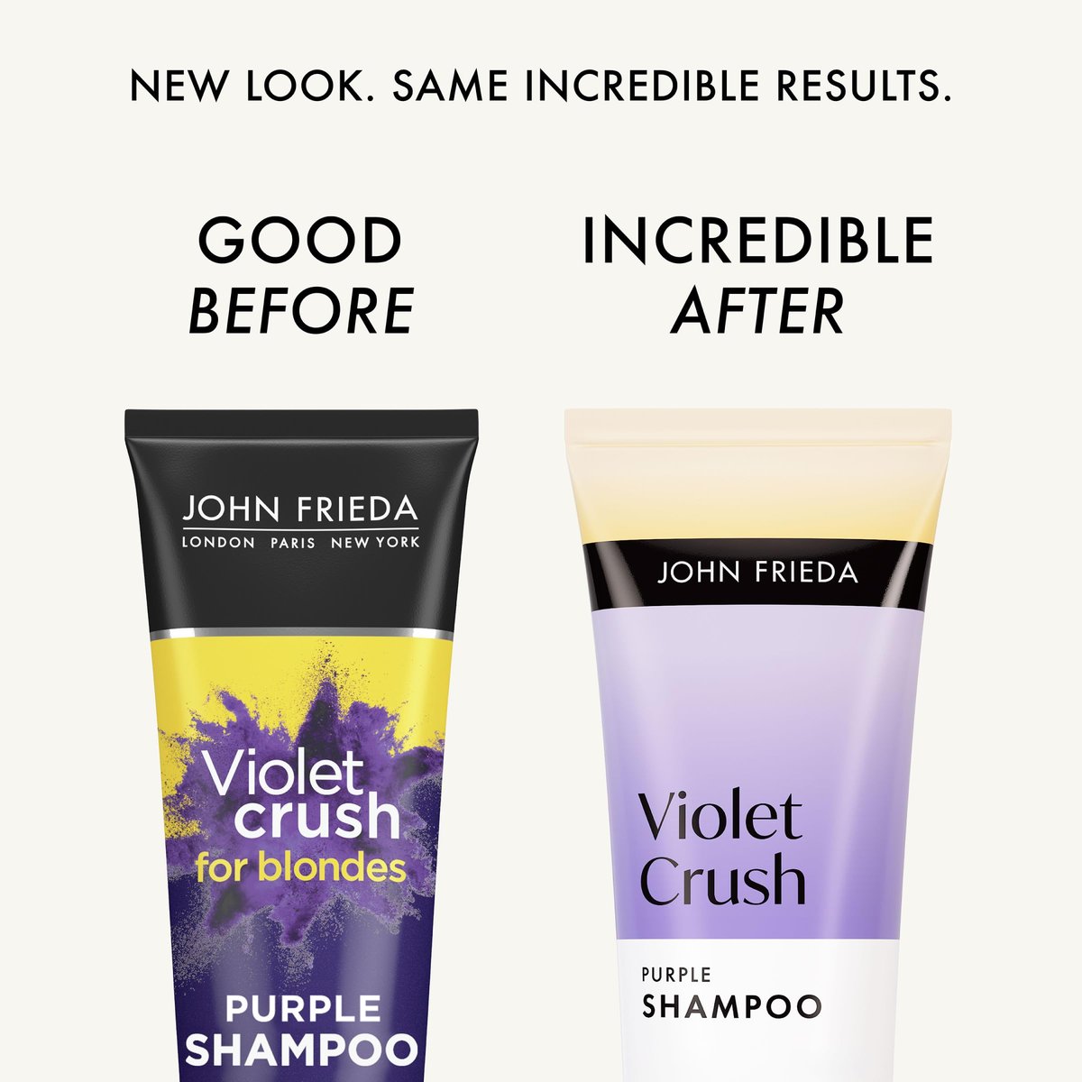 John Frieda Violet Crush Purple Shampoo and Conditioner Bundle - 8.3 Fl Oz Each (Pack of 2) Avelisse