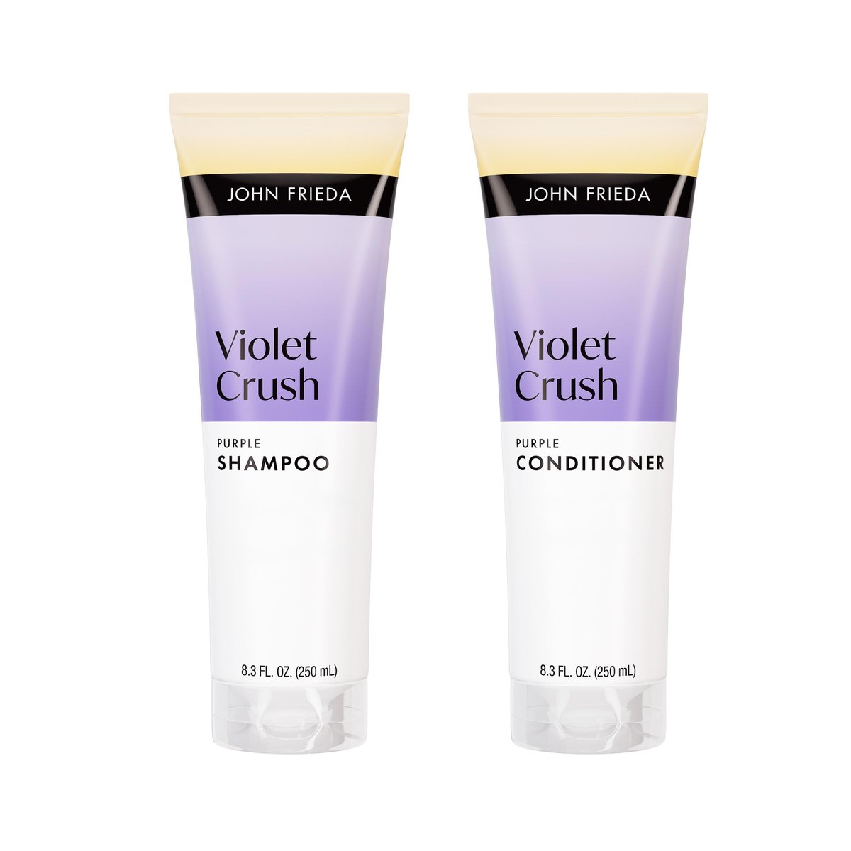 John Frieda Violet Crush Purple Shampoo and Conditioner Bundle - 8.3 Fl Oz Each (Pack of 2) Avelisse